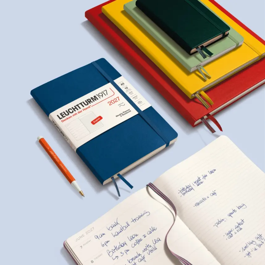 The entire Leuchtturm1917 range can be found at Hartem, Planners, bullet journal, notebooks notebooks, journals, leuchtturm1917 planners online sale at Hartem