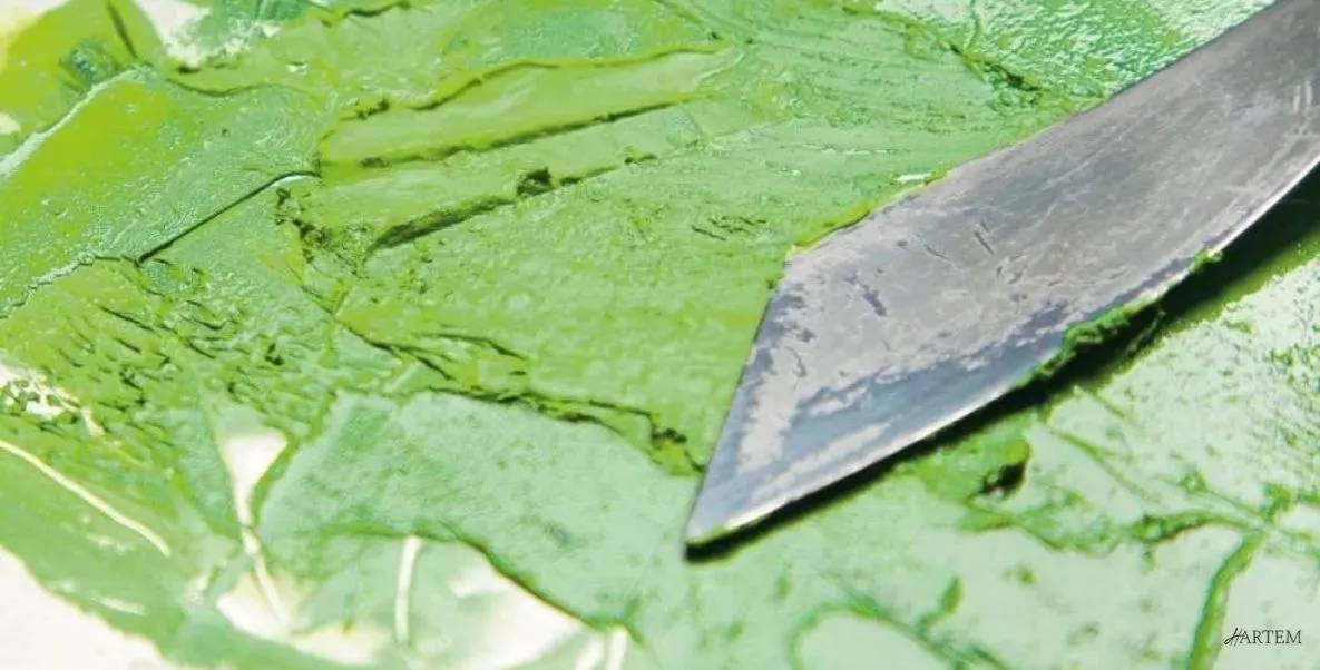 Hoe maak je kleuren met een spatel? stap voor stap kleuren maken