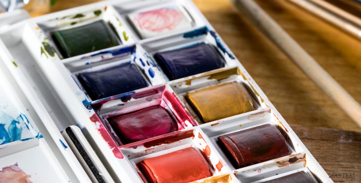 Godets, Aquarelltechniken Schritt für Schritt