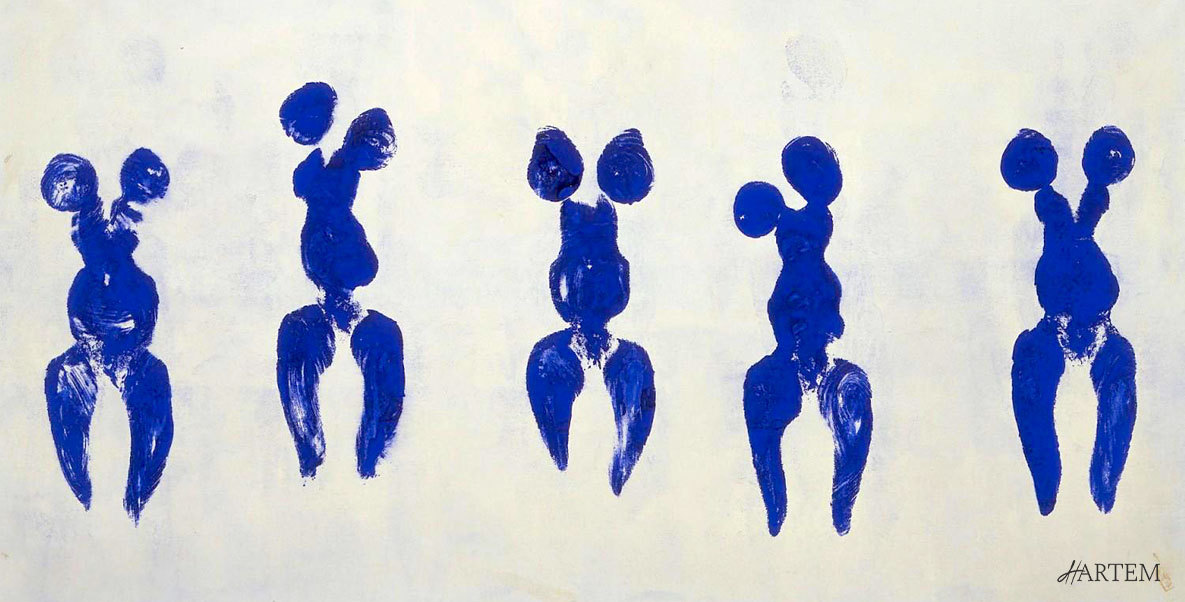 Antropometrías Yves Klein